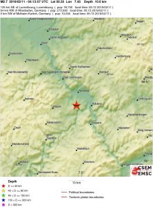 Zwei leichte Erdbeben bei Koblenz – Unwetteragentur