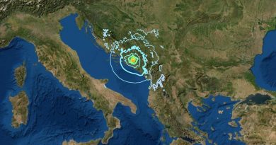 Starkes Erdbeben auf dem Balkan