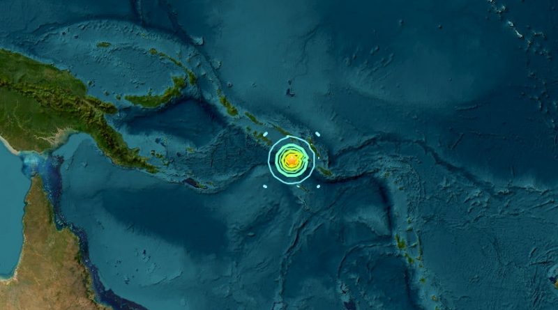 Schweres Erdbeben bei den Salomonen