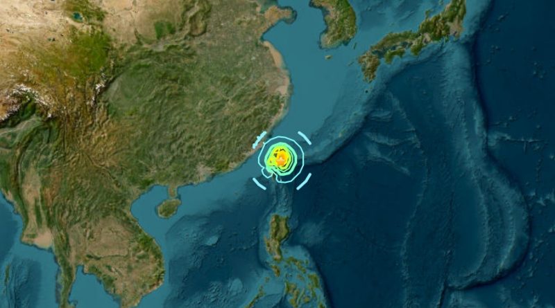 Schweres Erdbeben auf Taiwan