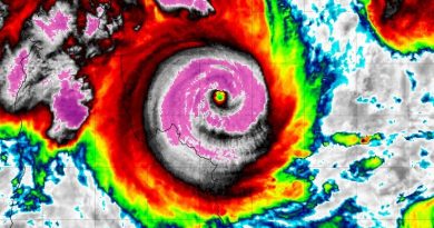 Zyklon NARELLE trifft Australien